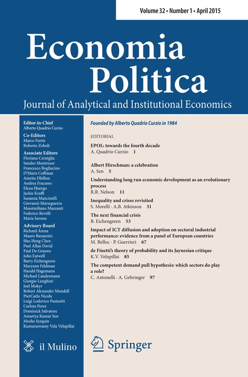 Journal of Analytical and Institutional Economics